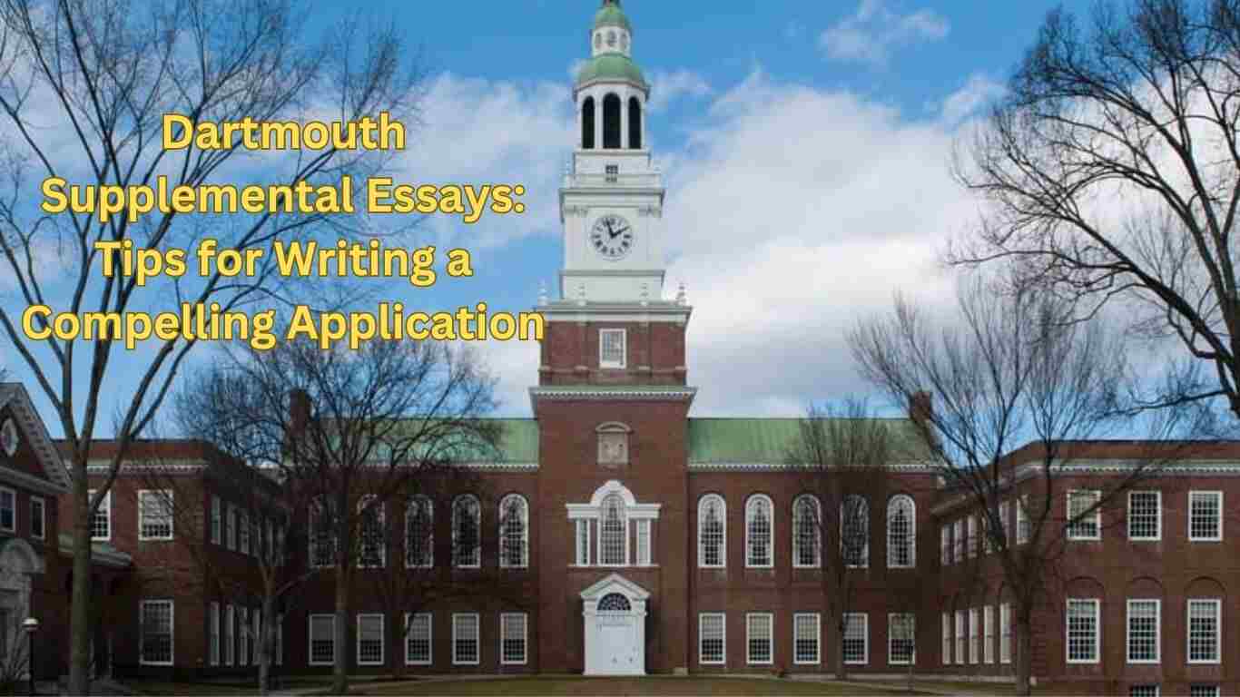 Dartmouth Supplemental Essays