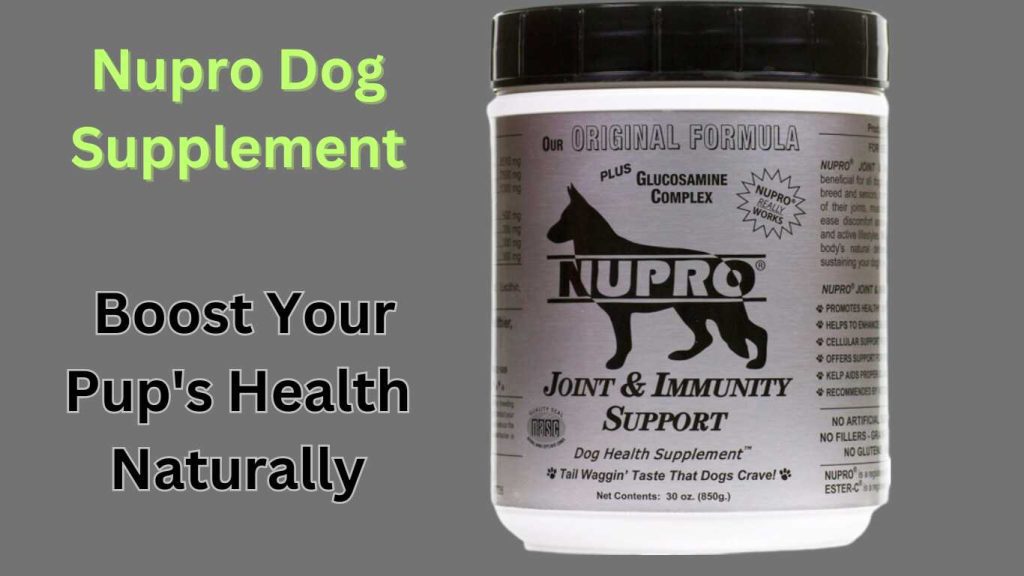Nupro Dog Supplement: