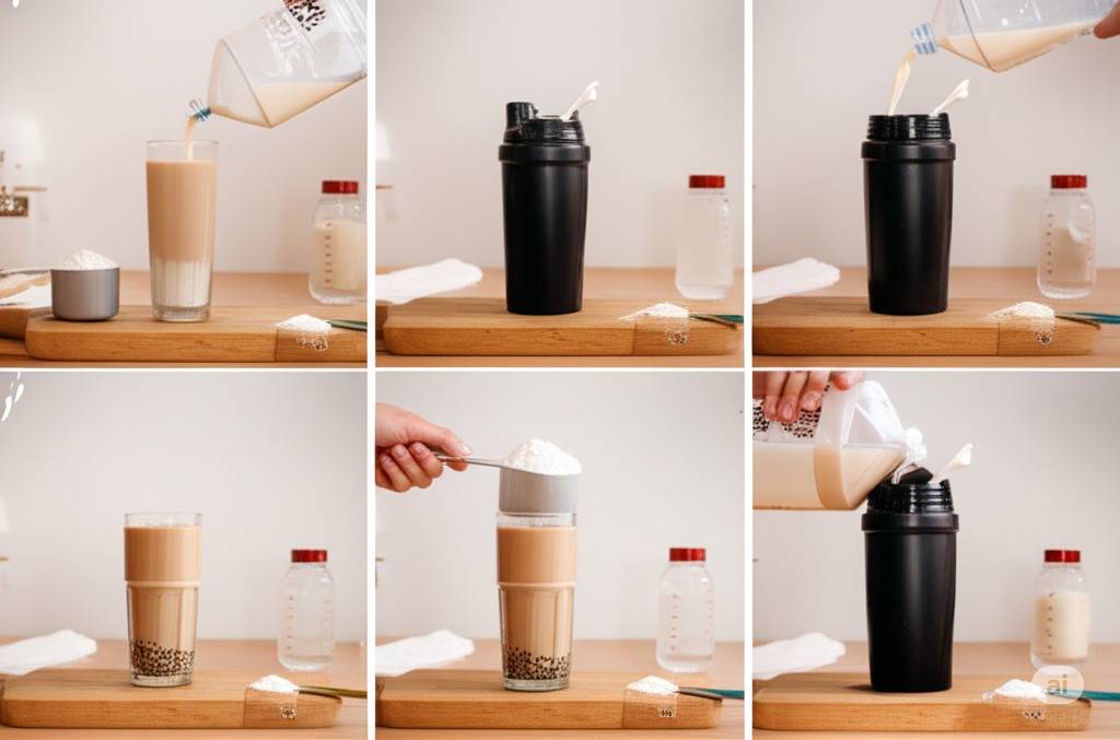 milk tea protein powder